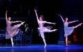 Suzanna Kaic - Stepsister Clementine, Erica Horwood - Stepsister Edwina and Maia Makhateli - Cinderella in Act III