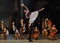 Oksana Bondareva - as Kitri (not in costume held up by Denis Matvienko - Basilio