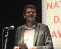 Philip Large annuncing the winner of Dancers Pro Award for Outstanding Modern Performance