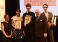 A happy group with Laura Morera, Vadim Muntagirov and Matthew Ball