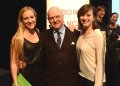 Celine Liesegang, Graham Watts and Cecilia Watts after the awards