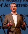 Christopher Hampson Artistic Director of the Scottish Ballet announcing the Jane Attenborough One Dance UK Industry Award