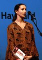 Francesca Hayward of the Royal Ballet with the Award for Best Female Dancer