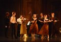 Silas Stubbs - husband, Joshua Barwick - violinist, Hayley Blackburn - wife and guests in Andrew McNichols Kreutzer Sonata