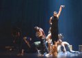 Mariella Fortune-Ely and members of the company in Jasmin Vardimons (in between)