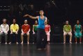 Ethan Jones and members of the company
