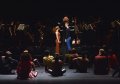 Iona McGuire, Alex Henderson and members of the company