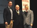 The Co-presenters Bennett Gartside and Tommy Frantzen with Graham Watts