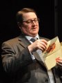 Lee McLernon announces the Award for Outstanding Female Performance (Classical)