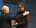 Graham Watts OBE presenting De Valois Award for Outstanding Achievement to Matthew Bourne