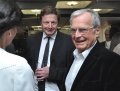 Alex Beard the incoming Chief Executive of The Royal Opera House with Sir Peter Wright