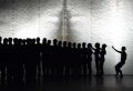 Student dancers from London Contemporary Dance School and Central School of Ballet in Crystal Pites Polaris